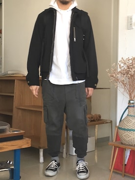 「JOHN ELLIOTT+CO（ジョンエリオット）のアイテム」を使った、のりさんさん（メンズ・165cm）の春コーディネート