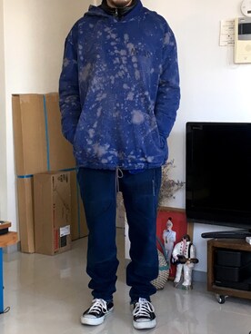 「MYAR（マイヤー）のアイテム」を使った、のりさんさん（メンズ・165cm）の冬コーディネート