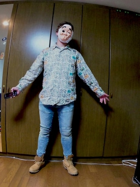 「ポールスミス」｜ひょっとこんさん（メンズ・180cm・20代）の冬コーディネート