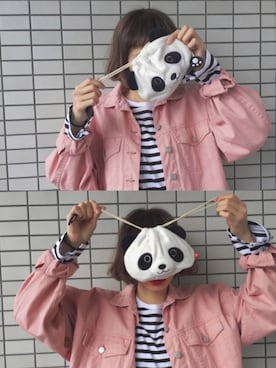 「jouetie（ジュエティ）のアイテム（ジャケット/アウター）」を使った、ちょこびさん（レディース・154cm）の春コーディネート