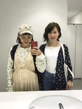 「Another Edition（アナザーエディション）のアイテム（ワンピース/ドレス）」を使った、ちょこびさん（レディース・154cm）の春コーディネート