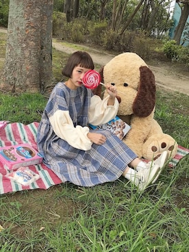 「ちょこびおすすめ」｜「アイテム（その他）」を使った、ちょこびさん（レディース・154cm）の秋コーディネート