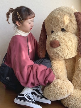 「ちょこび」｜「アイテム（その他）」を使った、ちょこびさん（レディース・154cm）の冬コーディネート