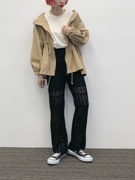 ｸﾛｼｪﾆｯﾄﾊﾟﾝﾂを使った人気ファッションコーディネート Wear
