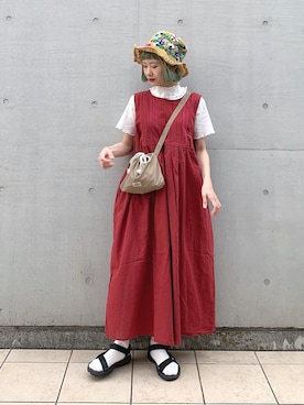 「Samansa Mos2（サマンサ モスモス）のアイテム」を使った、ちょこびさん（レディース・154cm）の春コーディネート