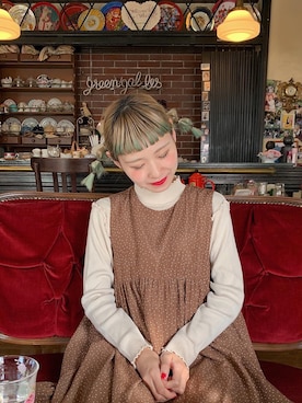 「ちょこび」｜「アイテム（その他）」を使った、ちょこびさん（レディース・154cm）の春コーディネート