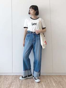 「ちょこび」｜「アイテム（その他）」を使った、ちょこびさん（レディース・154cm）の夏コーディネート