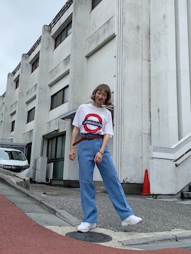 「ちょこび」｜「アイテム（その他）」を使った、ちょこびさん（レディース・154cm）の夏コーディネート