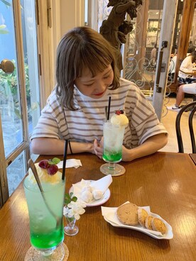 「ちょこび」｜「アイテム（その他）」を使った、ちょこびさん（レディース・155cm）の夏コーディネート