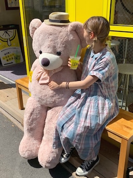 「ちょこび」｜「アイテム（その他）」を使った、ちょこびさん（レディース・154cm）の夏コーディネート