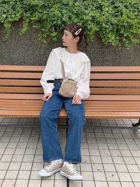 「ちょこび」｜「アイテム（その他）」を使った、ちょこびさん（レディース・154cm）の秋コーディネート