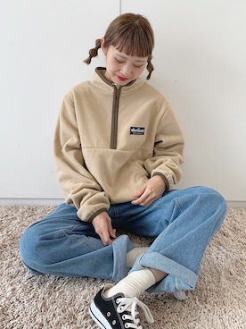 「WILD THINGS（ワイルドシングス）のアイテム」を使った、ちょこびさん（レディース・154cm）の秋コーディネート