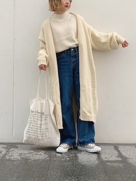 「ちょこび」｜「アイテム（その他）」を使った、ちょこびさん（レディース・154cm）の秋コーディネート