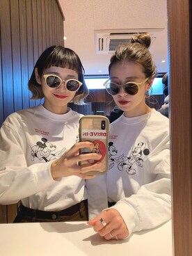 「iFace（アイフェイス）のアイテム」を使った、ちょこびさん（レディース・154cm）の冬コーディネート