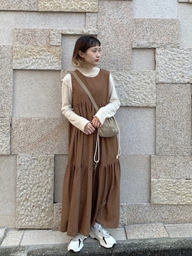 「ちょこびおすすめ」｜ちょこびさん（レディース・154cm）の冬コーディネート