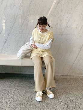 「ちょこびおすすめ」｜ちょこびさん（レディース・154cm）の春コーディネート