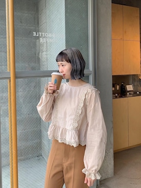 「ちょこびおすすめ」｜ちょこびさん（レディース・154cm）の春コーディネート