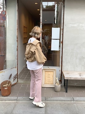 「ちょこびおすすめ」｜ちょこびさん（レディース・154cm）の春コーディネート