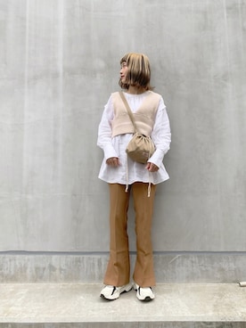 「ちょこびおすすめ」｜ちょこびさん（レディース・154cm）の春コーディネート