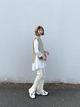 「ちょこび」｜「アイテム（その他）」を使った、ちょこびさん（レディース・154cm）の春コーディネート