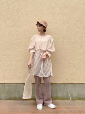 「ちょこびコーデ」｜ちょこびさん（レディース・154cm）の夏コーディネート