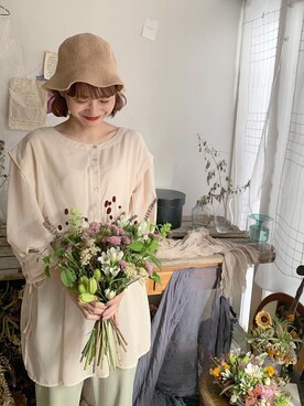 「ちょこびコーデ」｜ちょこびさん（レディース・154cm）の夏コーディネート