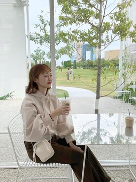 「ちょこびコーデ」｜ちょこびさん（レディース・154cm）の秋コーディネート