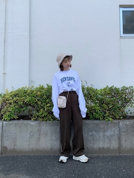 「ちょこびコーデ」｜ちょこびさん（レディース・154cm）の秋コーディネート