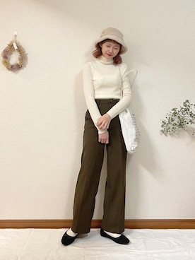 「ちょこびコーデ」｜ちょこびさん（レディース・154cm）の冬コーディネート