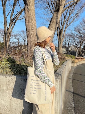 「aimoha（アイモハ）のアイテム」を使った、ちょこびさん（レディース・154cm）の冬コーディネート