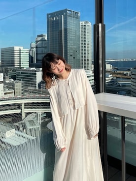 「おんまゆ」｜ちょこびさん（レディース・154cm）の冬コーディネート