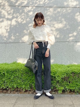 「ヒラキ（ヒラキ）のアイテム」を使った、ちょこびさん（レディース・154cm）の春コーディネート
