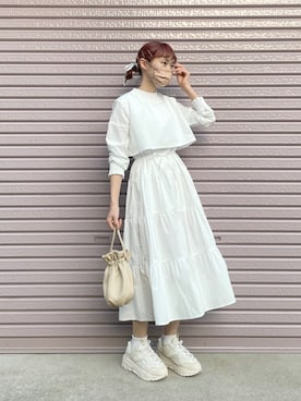 「AKIII CLASSIC（アキクラシック）のアイテム」を使った、ちょこびさん（レディース・154cm）の春コーディネート