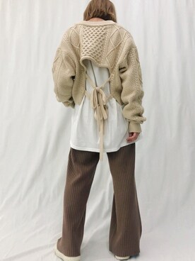 「Ifuru（イフル）のアイテム」を使った、_ernさん（レディース・151cm）の秋コーディネート