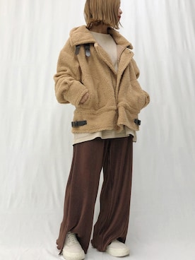 「Ifuru（イフル）のアイテム（ジャケット/アウター）」を使った、_ernさん（レディース・151cm）の秋コーディネート