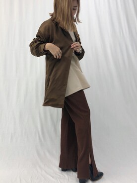「Ifuru（イフル）のアイテム」を使った、_ernさん（レディース・151cm）の秋コーディネート