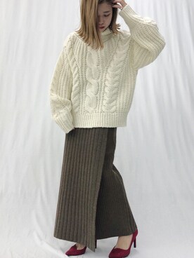 「Ifuru（イフル）のアイテム」を使った、_ernさん（レディース・151cm）の秋コーディネート