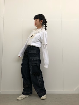 「keisuke kanda（ケイスケカンダ）のアイテム（トップス）」を使った、みずきさん（レディース・165cm）の秋コーディネート