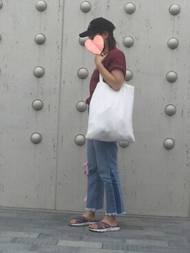 「NIKE(ナイキ)のアイテム(ショルダーバッグ)」を使った、阿Miiさん(レディース・161cm)の秋コーディネート