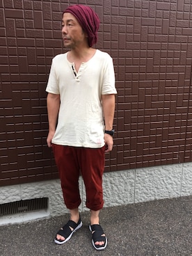 黒烏龍さん（メンズ・161cm）の夏コーディネート