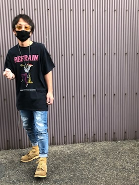 「DIFFUSER （ディフューザー　）のアイテム（アクセサリー）」を使った、黒烏龍さん（メンズ・161cm）の秋コーディネート