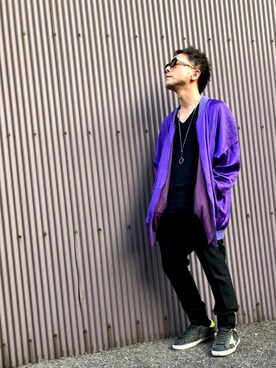 「DIFFUSER （ディフューザー　）のアイテム（アクセサリー）」を使った、黒烏龍さん（メンズ・161cm）の冬コーディネート