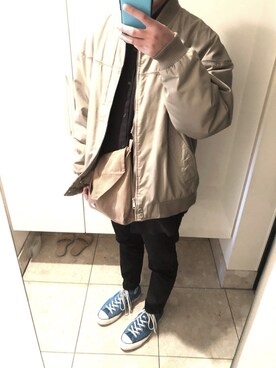 「chacktaylor」｜「アイテム（ジャケット/アウター）」を使った、トウフさん（メンズ・168cm）の冬コーディネート