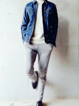 wingさん（メンズ・174cm）の春コーディネート