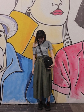 「AGEのアイテム」を使った、Duさん（レディース・170cm）の夏コーディネート