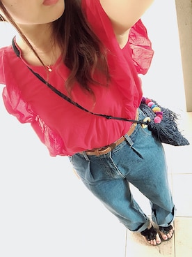 momoさん（レディース・165cm）の夏コーディネート