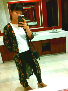 「FOREVER 21（フォーエバー トゥエンティーワン）のアイテム（リング）」を使った、sawaさん（レディース・149cm）の夏コーディネート