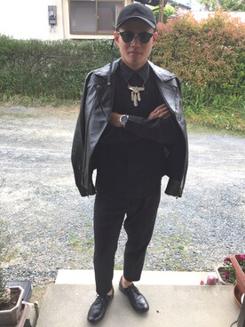 「jackrose」｜「アイテム（アクセサリー）」を使った、MASAKIさん（メンズ・165cm）の春コーディネート