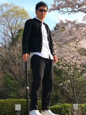 「JOURNAL STANDARD relume（ジャーナルスタンダード　レリューム）のアイテム（ブルゾン）」を使った、morikoさん（メンズ・167cm）の春コーディネート