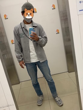 「ROUGH and RUGGED（ラフアンドラゲッド）のアイテム」を使った、T.T CRUZさん（メンズ・170cm）の春コーディネート